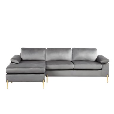 SECCIONAL HOGARYSPACIOS MODERNO GRIS HYS DERECHO KLOE