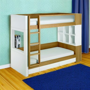 CAMAROTE HOGARYSPACIOS 2 PLAZAS MADERA CON ORGANIZADOR HUSAR - 2