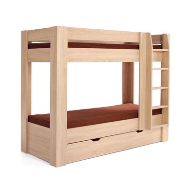 CAMAROTE HOGARYSPACIOS 2 PLAZAS MARRÓN CLARO CON CAMA NIDO TERUEL