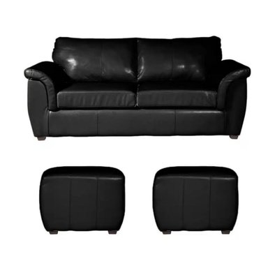 JUEGO SALA HYS 3 + 2 PUFF PACCINI GLAMOROSO