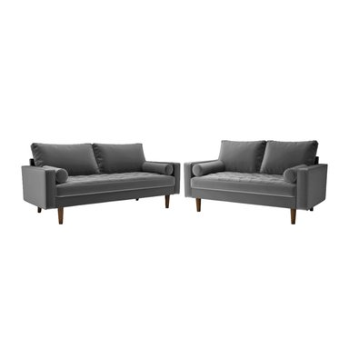 JUEGO SALA HYS TERCIOPELO 3-2 NIA VINTAGE