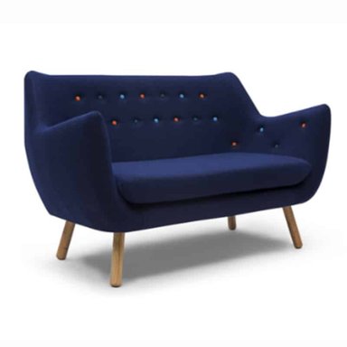 SOFA HOGARYSPACIOS TAURU 2 CUERPOS AZUL OSCURO
