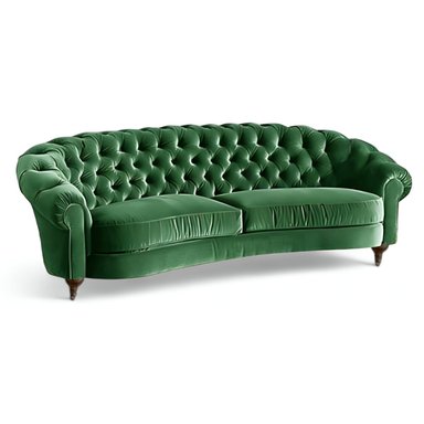 SOFA HOGARYSPACIOS GIRASO CAPITONE 3 CUERPOS VERDE PETRÓLEO