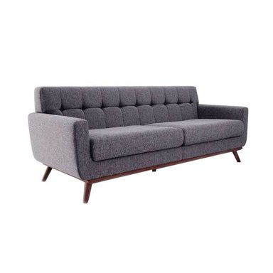 SOFA HOGARYSPACIOS BATTI 3 CUERPOS GRIS OSCURO