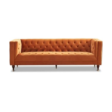 SOFA HOGARYSPACIOS MINA 3 CUERPOS NARANJA