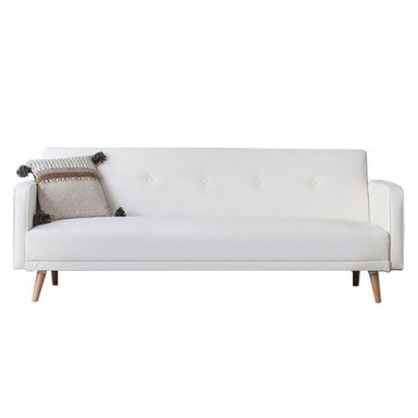SOFA HOGARYSPACIOS LORENA 2 CUERPOS BLANCO