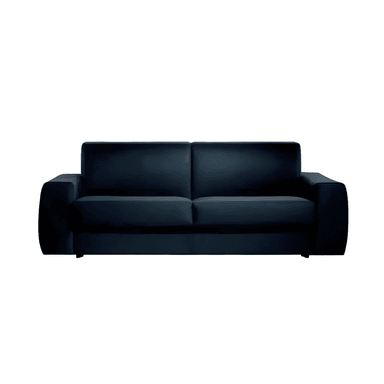 SOFA HOGARYSPACIOS ALBIN 2 CUERPOS NEGRO