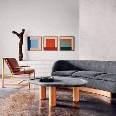 SOFA HOGARYSPACIOS MARCO 3 CUERPOS GRIS OSCURO