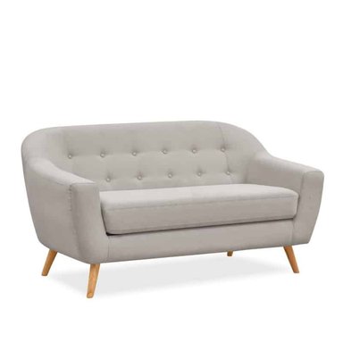 SOFA HOGARYSPACIOS AUTTY 2 CUERPOS GRIS CLARO