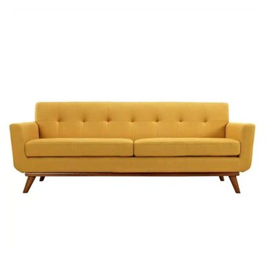SOFA HOGARYSPACIOS CURLIS 3 CUERPOS ORO