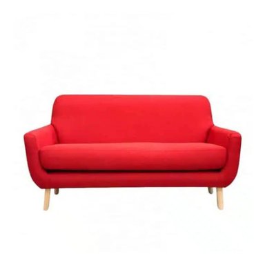 SOFA HOGARYSPACIOS AGLAIS 3 CUERPOS ROJO