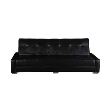 SOFA CAMA HOGARYSPACIOS GIONIA 3 CUERPOS NEGRO
