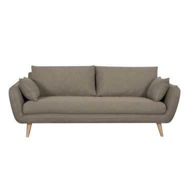 SOFA HOGARYSPACIOS TAURO 3 CUERPOS MARRÓN CLARO