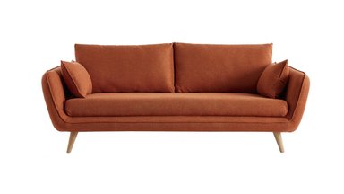 SOFA HOGARYSPACIOS TAURO 3 CUERPOS NARANJA OSCURO