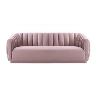 SOFA HOGARYSPACIOS AJAX 2 CUERPOS ROSADO
