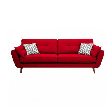 SOFA HOGARYSPACIOS MAGNO 3 CUERPOS ROJO