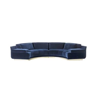 SOFA HOGARYSPACIOS LUNA NILO 4 CUERPOS AZUL OSCURO