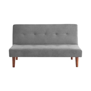 FUTON HOGARYSPACIOS BATTI 2 CUERPOS GRIS