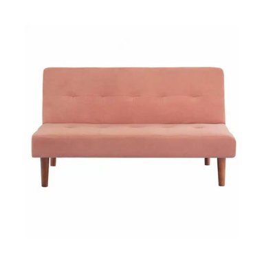 FUTON HOGARYSPACIOS BATTI 2 CUERPOS ROSADO