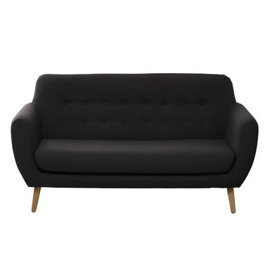 SOFA HOGARYSPACIOS ARGUS 3 CUERPOS NEGRO