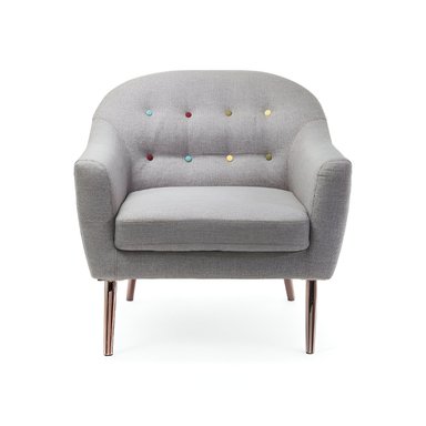 SILLÓN HOGARYSPACIOS NATLE VINTAGE GRIS CLARO