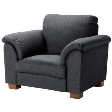 SILLÓN HOGARYSPACIOS PACCI MODERNO GRIS OSCURO