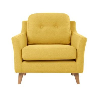 SILLÓN HOGARYSPACIOS ROMULO VINTAGE ORO