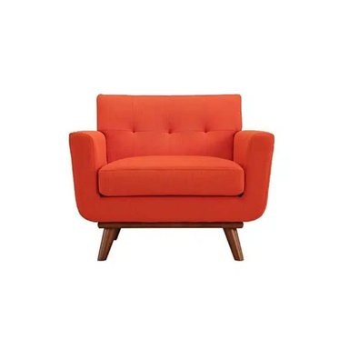 SILLÓN HOGARYSPACIOS VELARDE VINTAGE NARANJA OSCURO