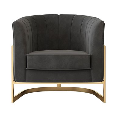 SILLÓN HOGARYSPACIOS MARIN VINTAGE GRIS OSCURO