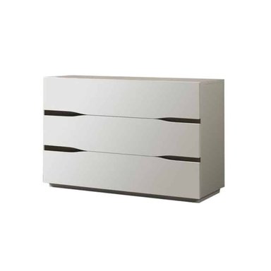 COMODA HOGARYSPACIOS MINIMALISTA ESCEVA 3 CAJONES BLANCO