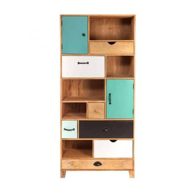 COMODA HOGARYSPACIOS VINTAGE MARIANA 7 CAJONES ARENA