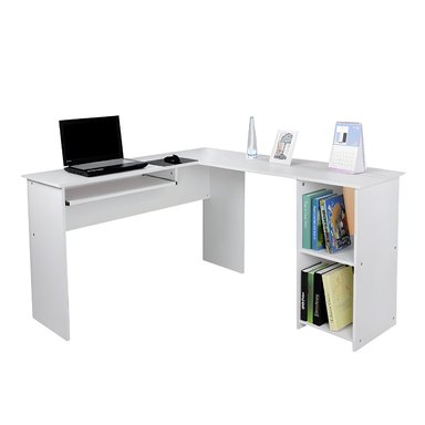 ESCRITORIO HOGARYSPACIOS MODERNO 75 CM X 120 CM BLANCO NISBO