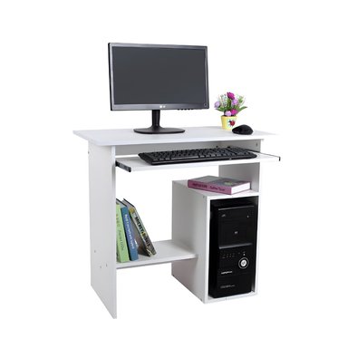 ESCRITORIO HOGARYSPACIOS MODERNO 45 CM X 80 CM BLANCO MARON