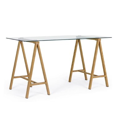 ESCRITORIO HOGARYSPACIOS MODERNO 90 CM X 120 CM BLANCO LUISA