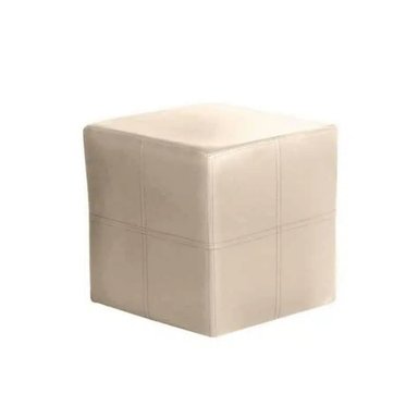 PUFF HOGARYSPACIOS ADRIANA ULTRACUERO MODERNO CUERO SINTETICO BEIGE