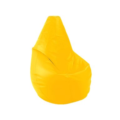 PUFF HOGARYSPACIOS PERA URBANO ULTRACUERO AMARILLO