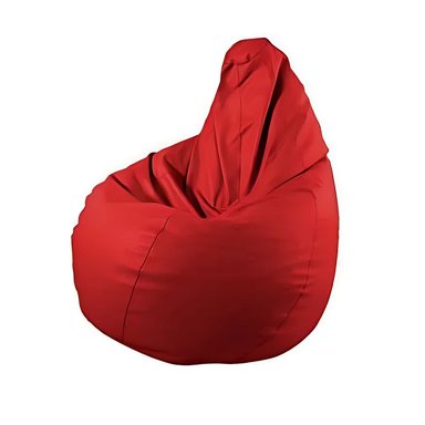 PUFF HOGARYSPACIOS PERA URBANO ULTRACUERO ROJO