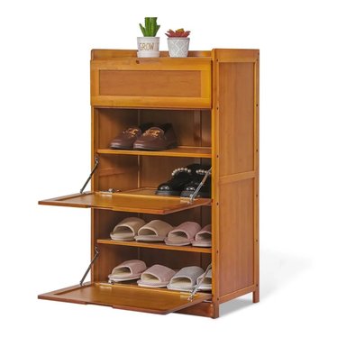 ZAPATERA HOGARYSPACIOS CLASICO ARENA RUST 24 ZAPATOS