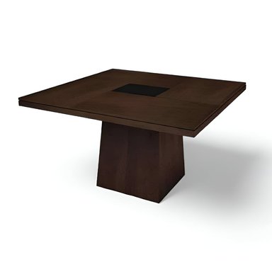 COMEDOR HOGARYSPACIOS URBANO NOGAL 90X90CM HYS PARA 6 SILLAS CHESNA