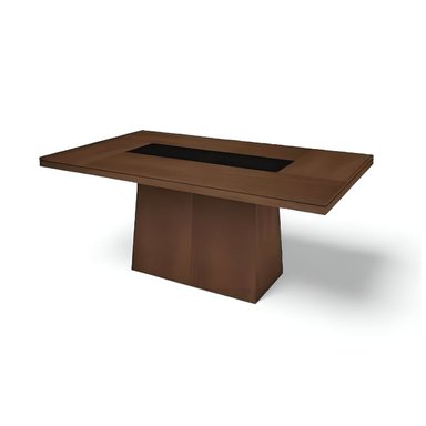 COMEDOR HOGARYSPACIOS URBANO MARRÓN CLARO 140X80CM HYS PARA 8 SILLAS BRUNE