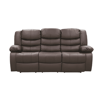 HYS SOFA RECLINABLE HOGARYSPACIOS NOGAL 3 CUERPOS BERN