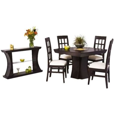 COMEDOR HOGARYSPACIOS URBANO 4 SILLAS NEGRO FRIBURGO COMODA