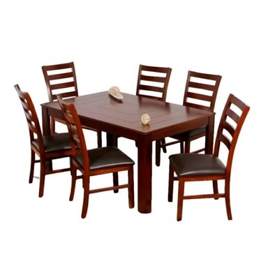 COMEDOR HOGARYSPACIOS FARMHOUSE 6 SILLAS NEGRO DAGNA