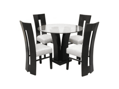 COMEDOR HOGARYSPACIOS URBANO 4 SILLAS BLANCO VINCIT