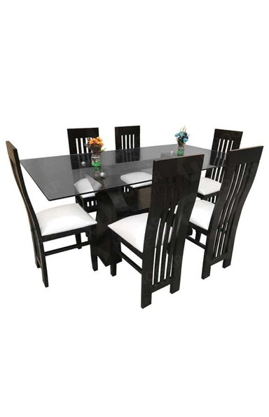 COMEDOR HOGARYSPACIOS URBANO 6 SILLAS NOGAL LUCY