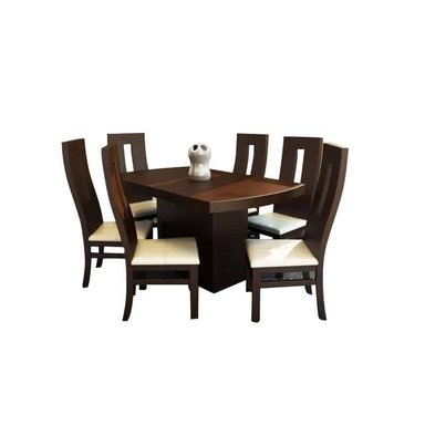 COMEDOR HOGARYSPACIOS URBANO 6 SILLAS BLANCO DAMESH
