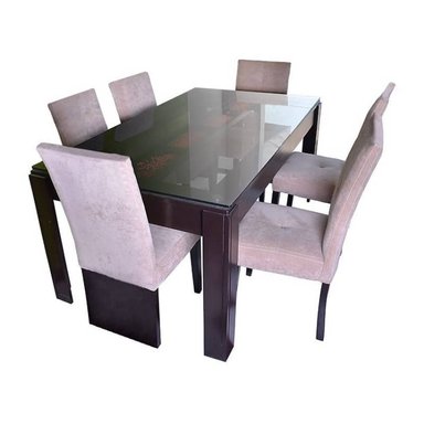 COMEDOR HOGARYSPACIOS CLASICO 6 SILLAS BEIGE NIMES