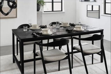 HYS COMEDOR + 6 SILLAS NIGHT