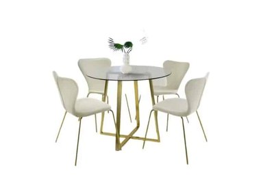 HYS COMEDOR + 4 SILLAS LARA