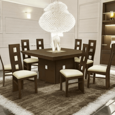 COMEDOR + 8 SILLAS ROSA - 3